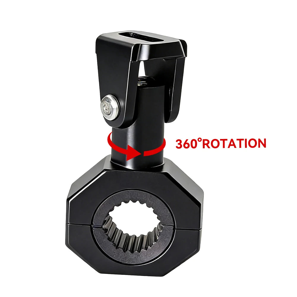 Universal Bracket Motorcycle Headlight Spotlight 360° Adjustment LED Headlight Fog Driving Light - LED Motorcycle Light