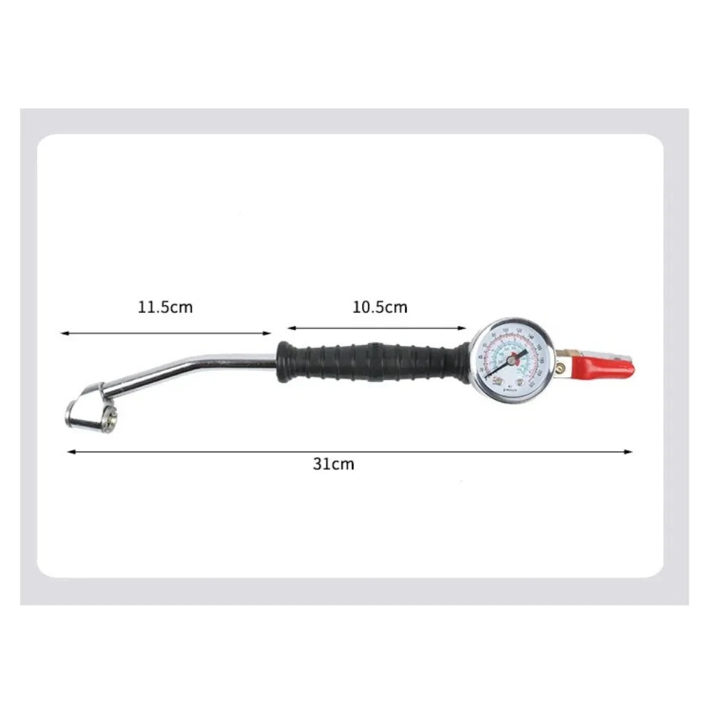 220PSI Air Tyre Pressure Inflator Gauge Valved Compressor Car Van Bike Tire Inflador neumatico c - Automotive LED Light