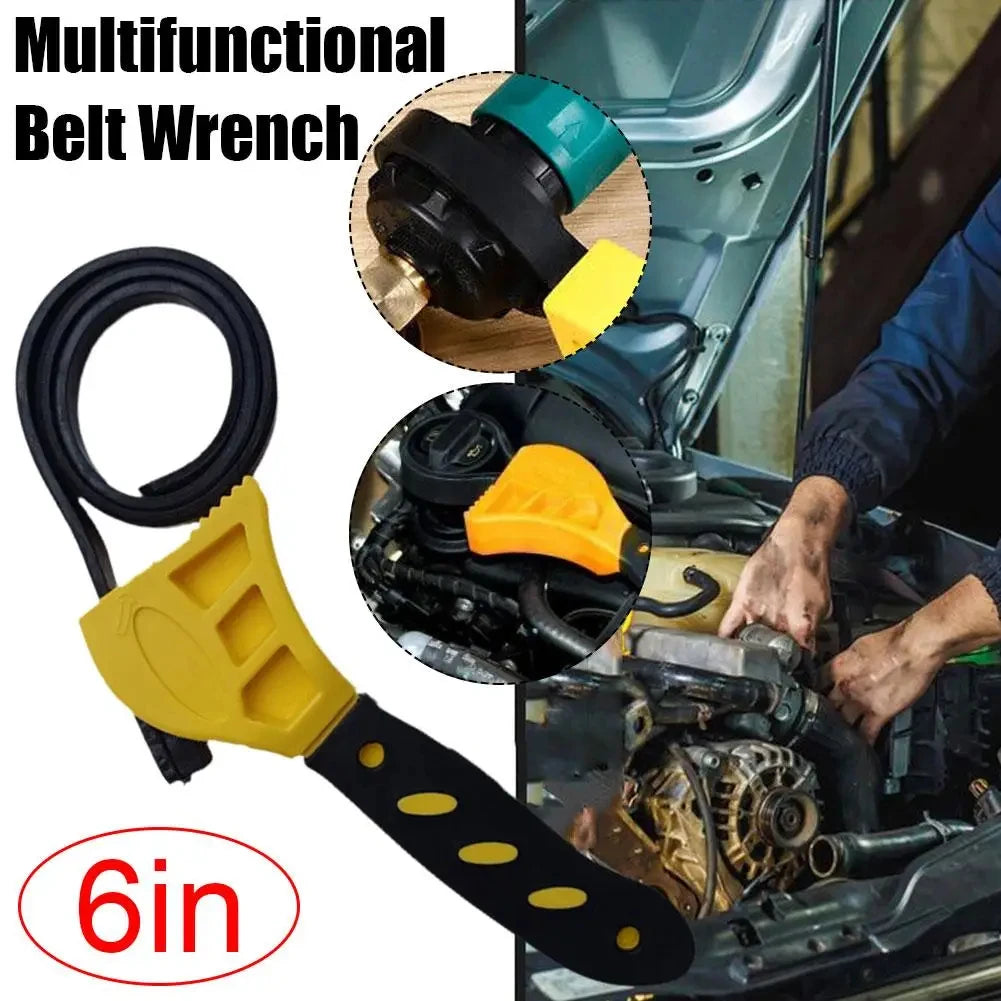 Auto Repair Filter Multi-function Hardware Tool 6-inch Multi-function Belt Wrench Plastic Adjust - Automotive LED Light