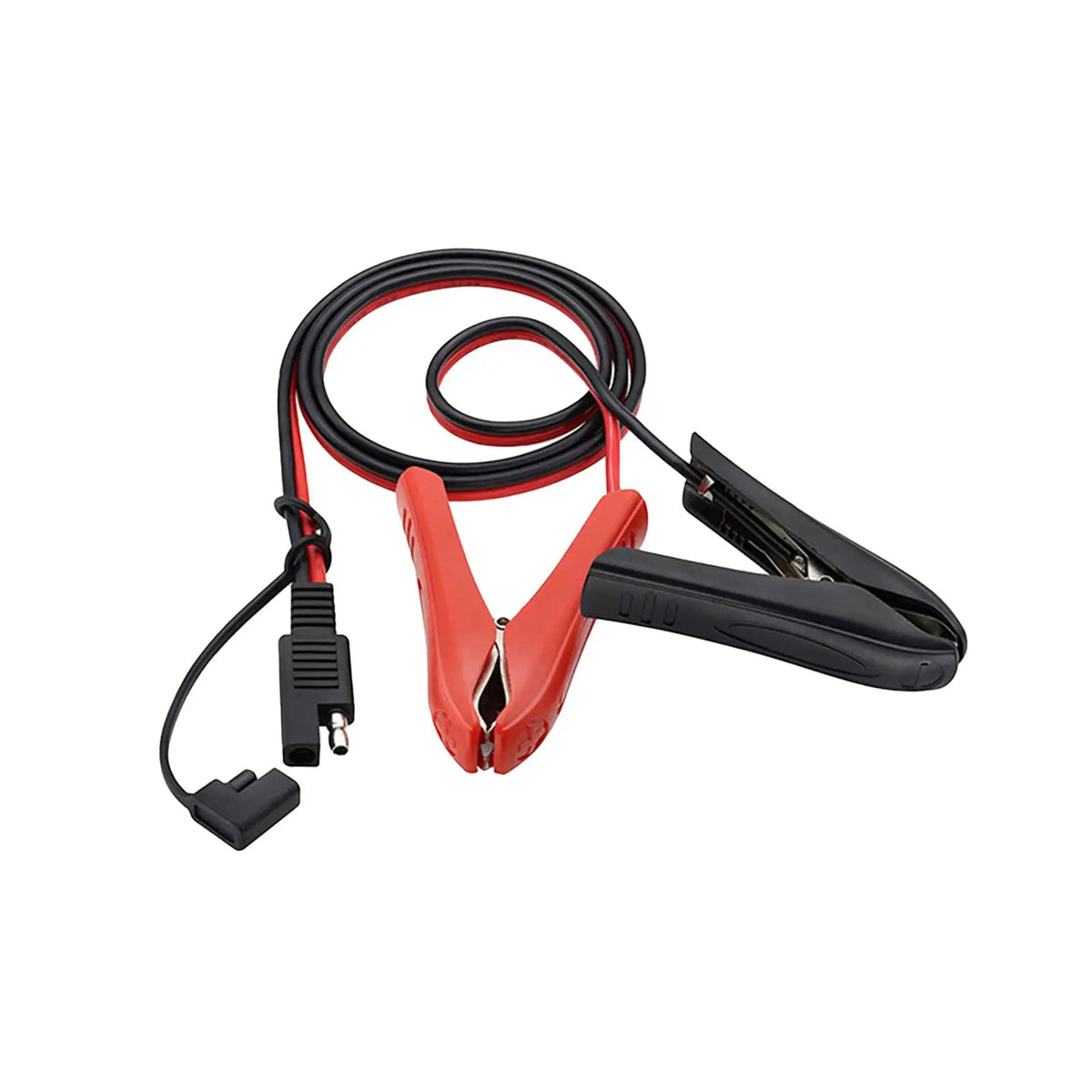 SAE to Alligator Clip Power Cord with Dust Cover Battery Extension Cable Connector Cord for Auto - Automotive LED Light
