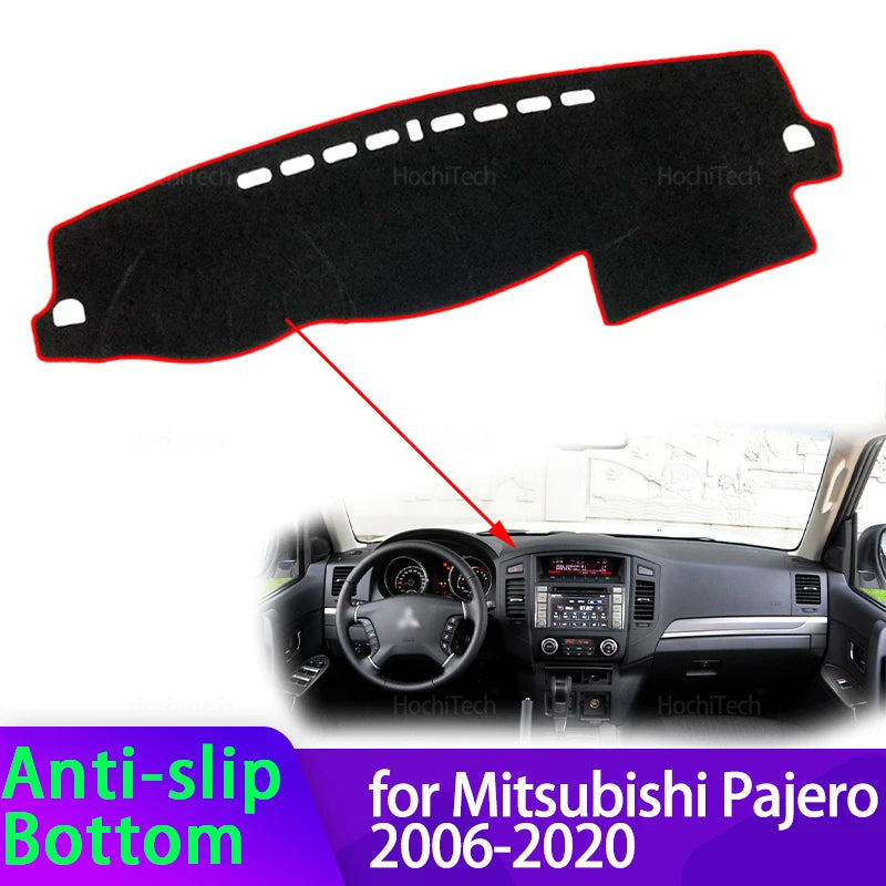 For Mitsubishi Pajero Shogun Montero 2006-2020 V80 V87 V93 V97 Dashboard Mat Das for Mitsubishi V93 V97 V87 2006-2020 -