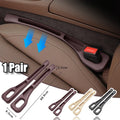 2Pcs Car Seat Gap Filler Organizer PU Waterproof Universal Car Seat Gap Anti-leak Stopper Strip  - Automotive LED Light