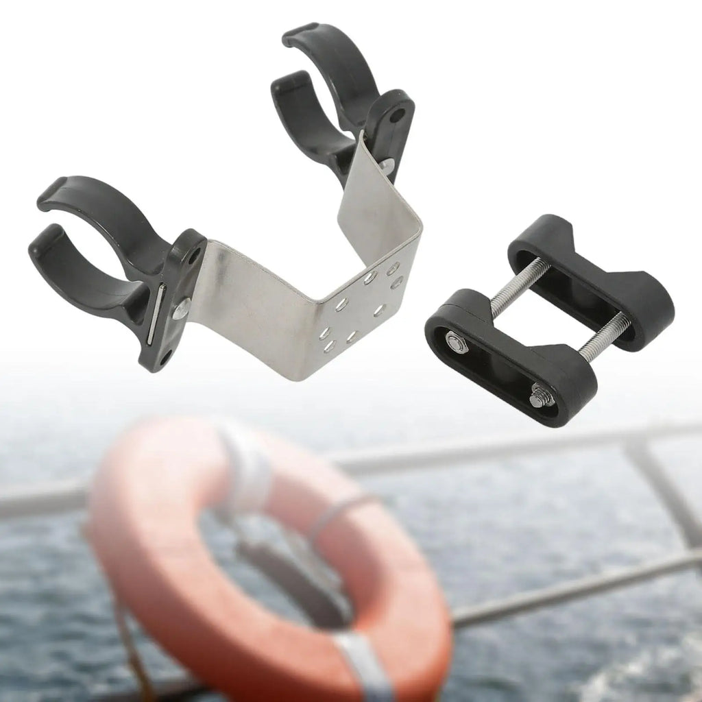 Generic Life Ring Buoy Holder Repair Parts Easy Installation Life Buoy Clamp Replaces Lifebuoy B - Automotive LED Light