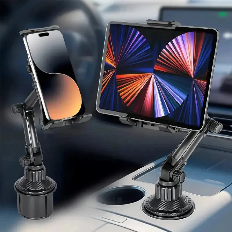 Universal Car Tablet Stand 360 Adjustable Phone Mount - Automotive LED Light