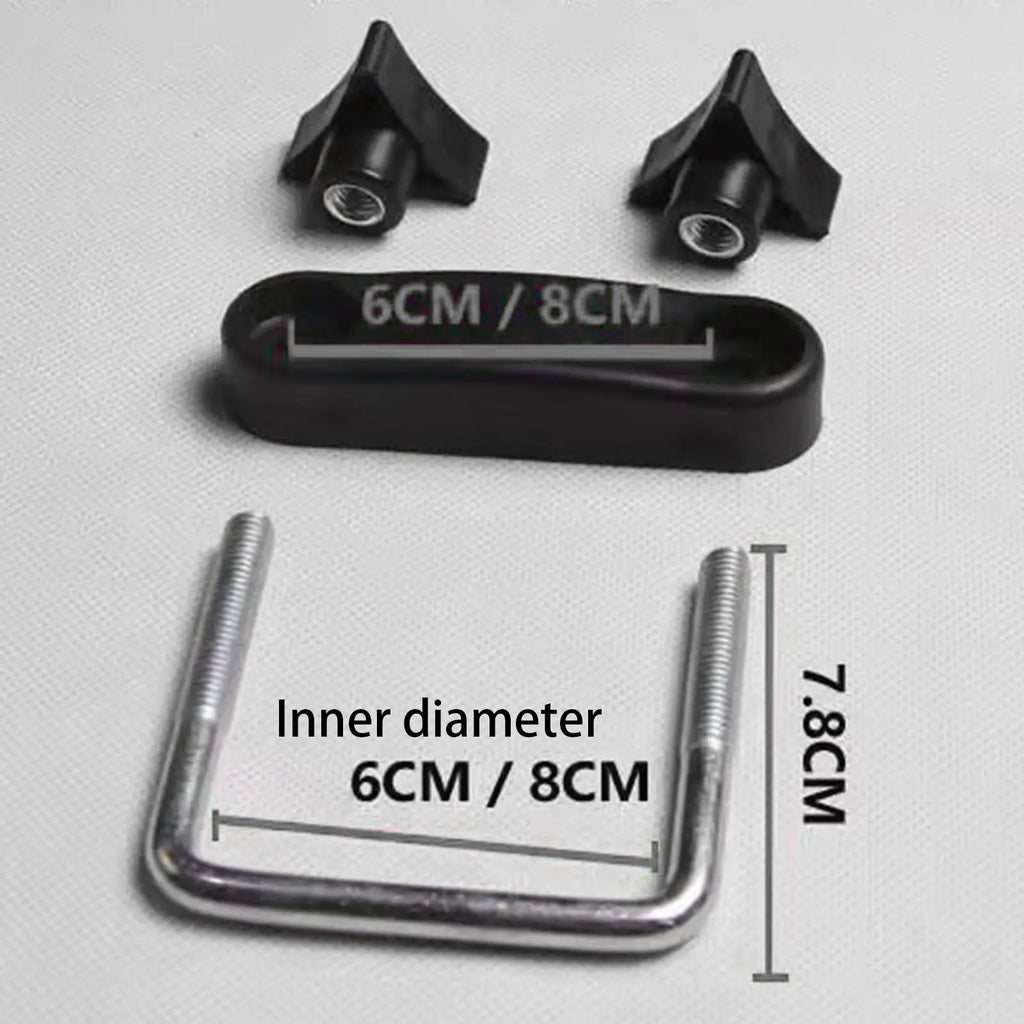 Auto Roof Luggage Rack U Bolt Clamps Easy Install Retainer Clip for Luggage Rack Accessories Mos - Automotive LED Light
