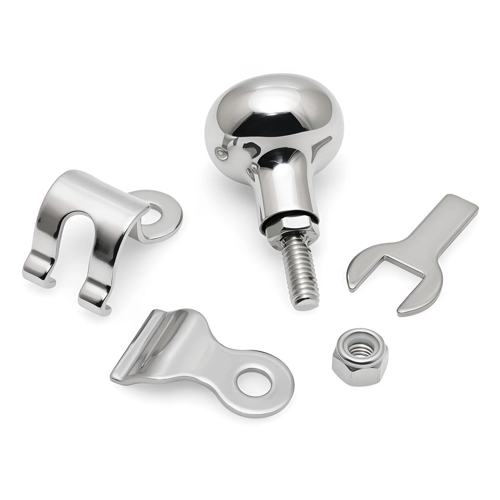 Turning Steering Wheel Booster Spinner Knob 360 Degree Rotation Stainless Steel 316 Bearing Powe - Automotive LED Light