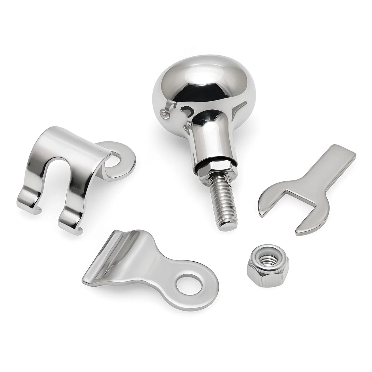 Turning Steering Wheel Booster Spinner Knob 360 Degree Rotation Stainless Steel 316 Bearing Powe - Automotive LED Light