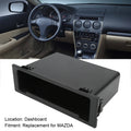 Car Stereo Radio Storage Box Interior Dash Radio Organizer Single Din for Car Replacement for MA - Automotive LED Light