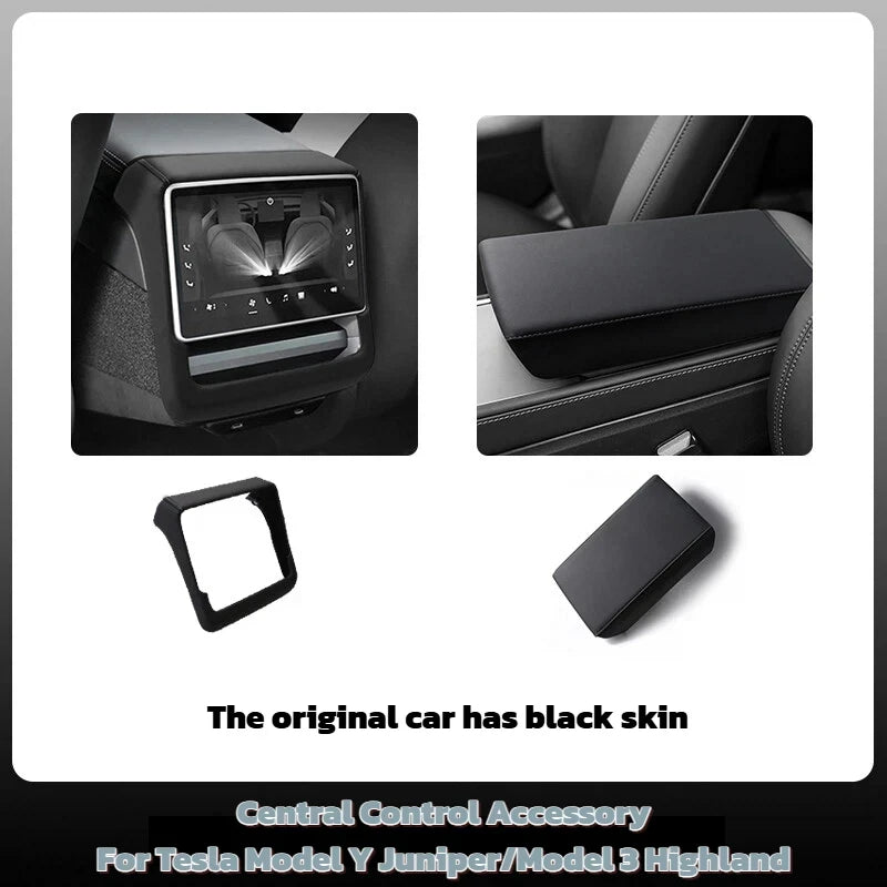 For Tesla Model Y Juniper/Model 3 2025 Up Rear Screen Frame Ventilation Mask Pro for Tesla Model 3 Model Y - Automotive