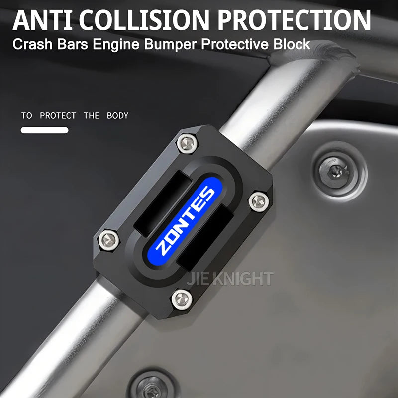 For ZONTES 368G 368E 368M 350E G1 125 125U G1 150 310T 310X 703F Motorcycle Engine Guard Bumper  - Automotive LED Light