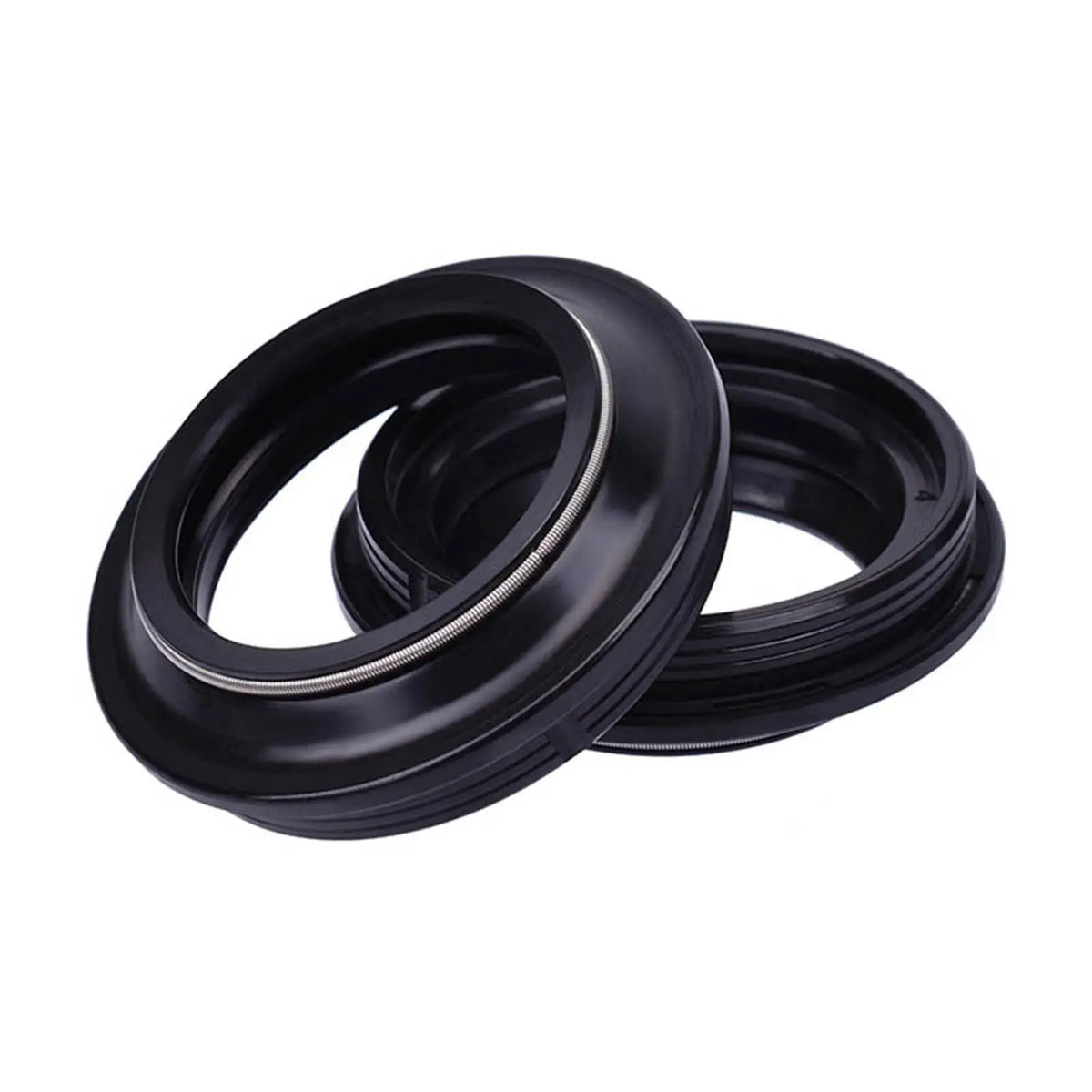 4 Pieces Motorcycle Front Fork Damper Shock Oil Seal & Dust Seal Shock Absorber for Yamaha TW200 - Automotive LED Light