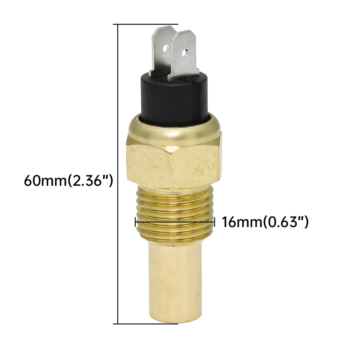 1/8NPT 3/8NPT M14*1.5 M16*1.5 Thread Water Temperature Sensor Oil Temp Sensor Fo for M16 M14 - Automotive LED Light