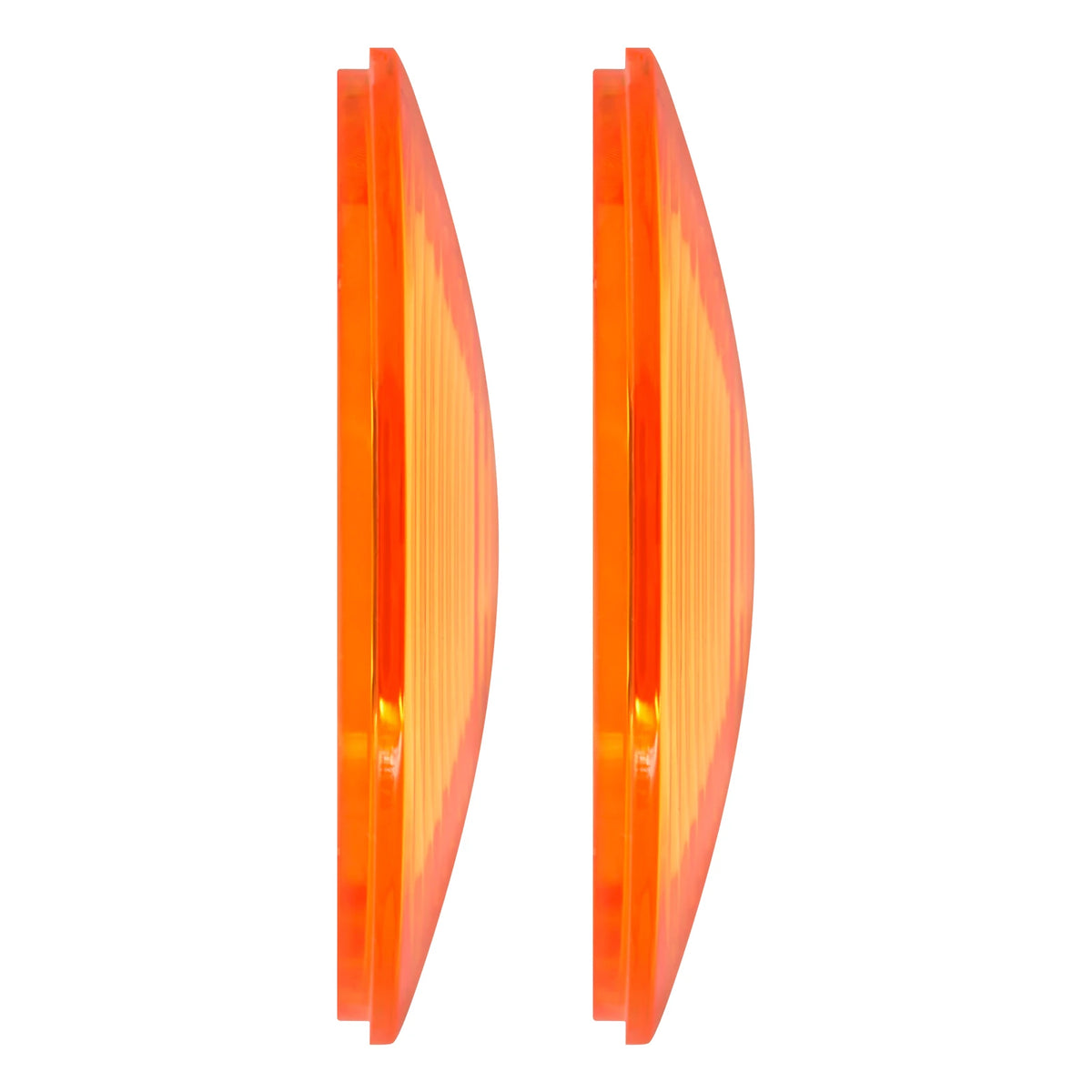 2X Motorcycle Turn Signal Flat Lens Cover For Harley Touring Road King Street Glide Tour Electra - LED Motorcycle Light