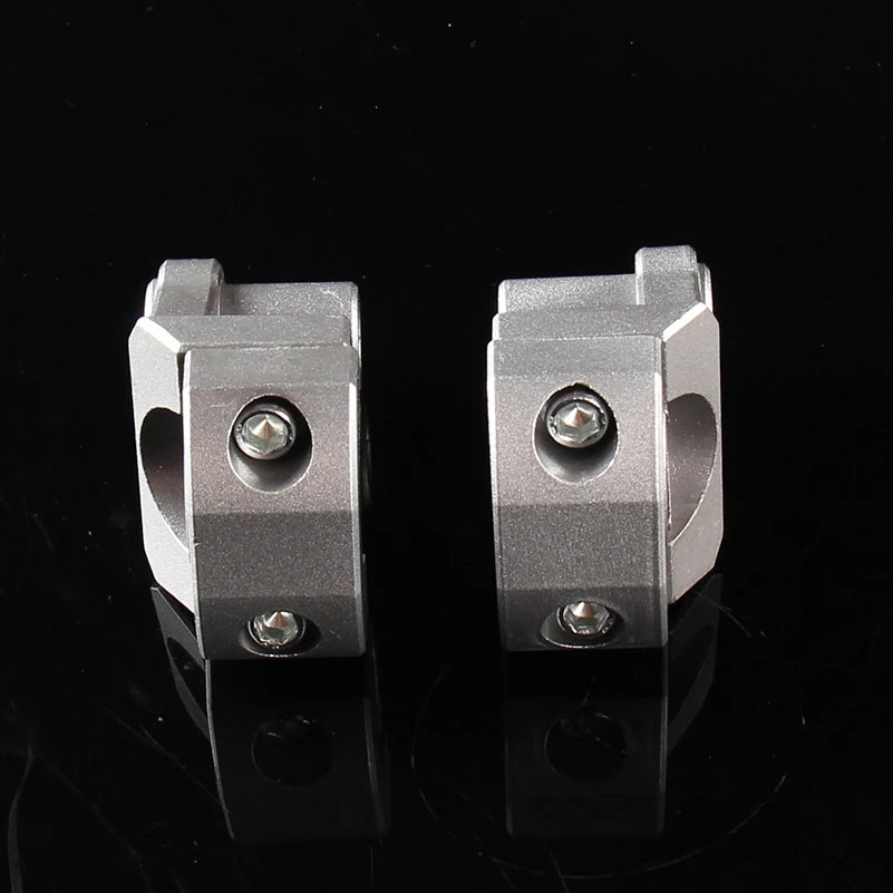 Motorcycle Bar Clamps Raised Handlebar Handle Bar Risers For 22MM 7/8"-28MM 1 1/8" For Honda Kaw - Automotive LED Light