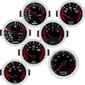 AD For 12V Gasoline Car 52mm Universal Smoke Len Tachometer RPM Turbo Boost Gauge 2 Bar PSI Wate - Automotive LED Light