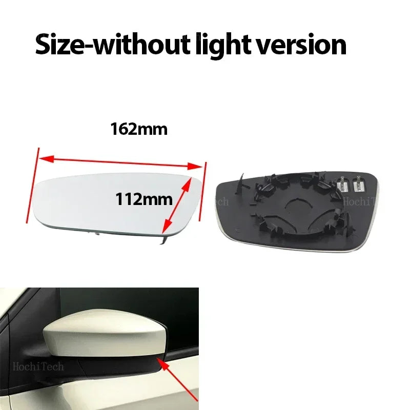 For Volkswagen VW Polo 5 MK5 6R 6C 2010-2016 High Quality Car Left or Right Mirr for Volkswagen MK5 2010-2016 - Automoti