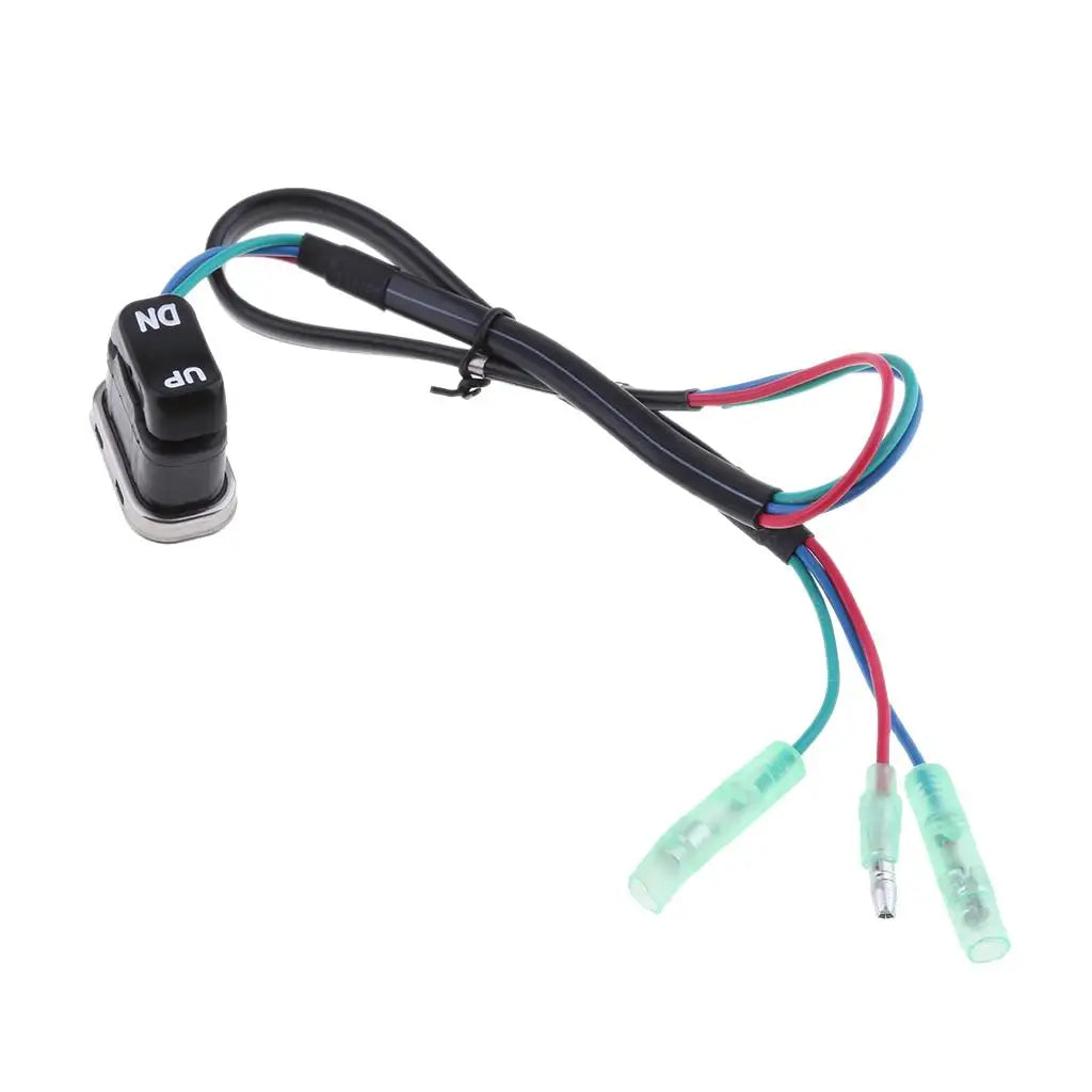 4 Stroke Outboard Motor Trim Switch for Yamaha 703-82563 Plastic Assembly Marine Engine Remote C - Automotive LED Light