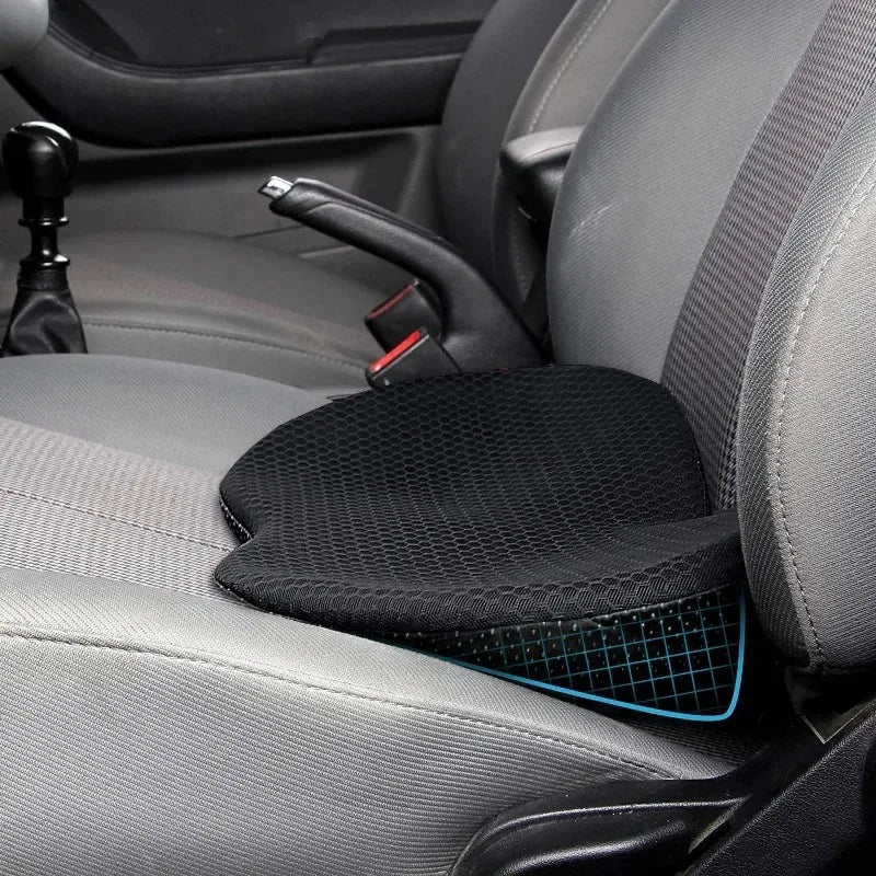 Sciatica Lower Back Pain Relief Car Seat Cushion New 2 in 1 Memory Foam Seat Pad for Car Driver  - Automotive LED Light