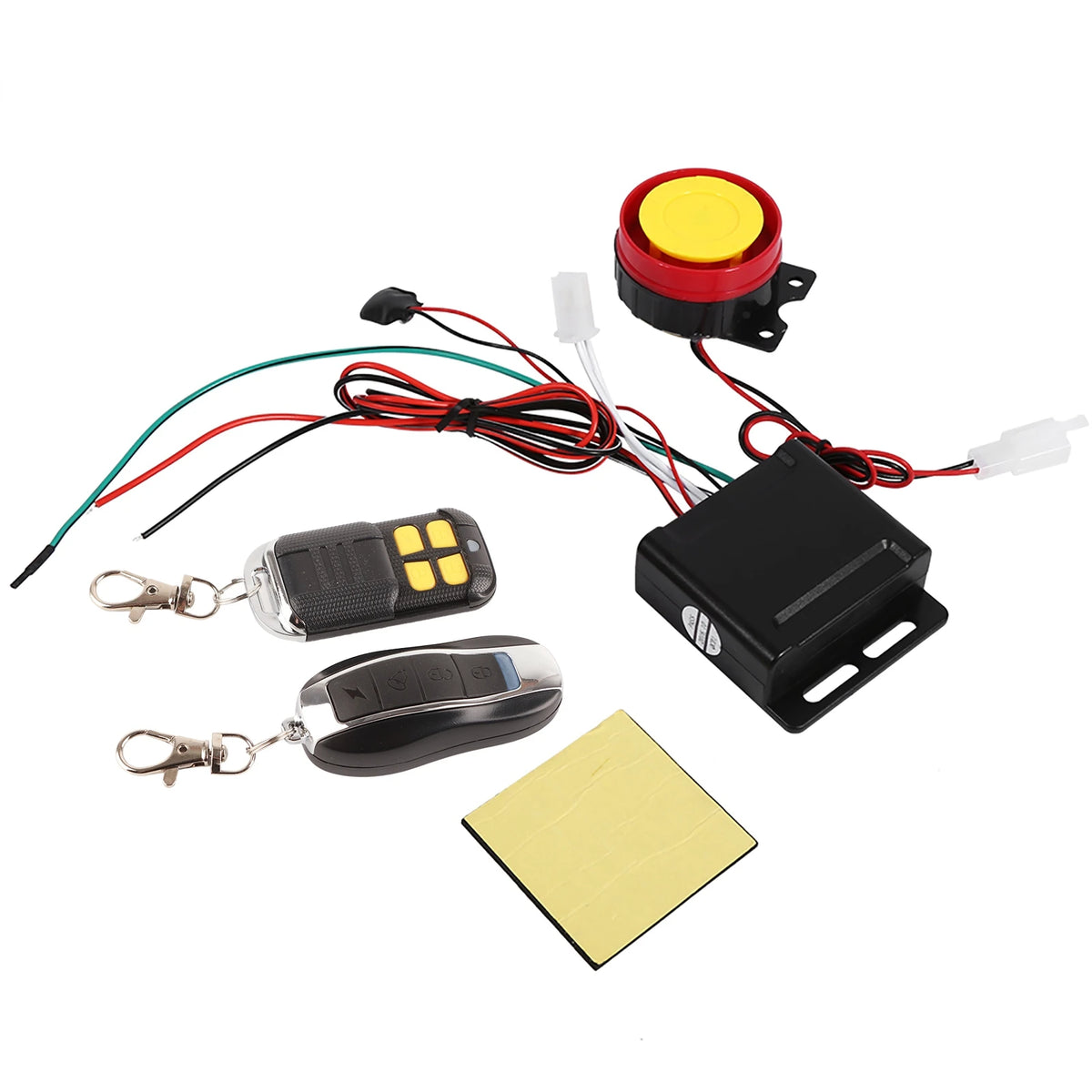 Motorcycle Anti-Theft Alarm System Wireless Remote Engine Starter Stop with Remote Controller Ke - Automotive LED Light