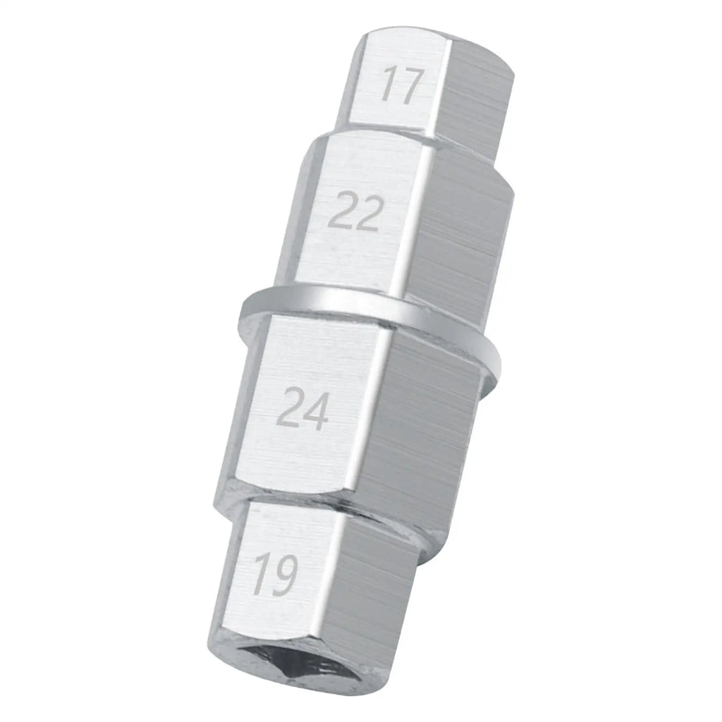 Hex Axle Tool Universal Chrome Silver Hex Wrench Removal Tool Hex Allen Axle Spindle Tool for Mo - Automotive LED Light