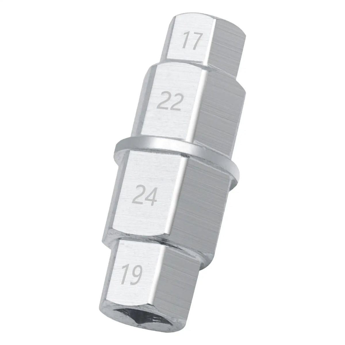 Hex Axle Tool Universal Chrome Silver Hex Wrench Removal Tool Hex Allen Axle Spindle Tool for Mo - Automotive LED Light