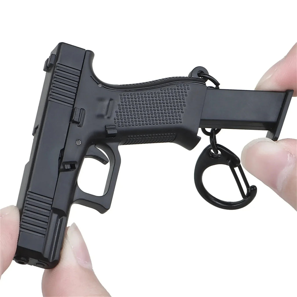 G45 Keyring Key Chain Ring Realistic Model Trend Toys Tactical Pistol Shape Men' for Mini G45 - Automotive LED Light