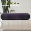 Orthopedic Inflatable Cylinder Pillow - Car Neck Support Seat Cushion for Travel Office And Home - Automotive LED Light