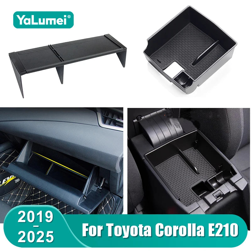 For Toyota Corolla E210 2019 2020 2021 2022 2023 2024 2025 Car Central Control Box Storage Organ - Automotive LED Light