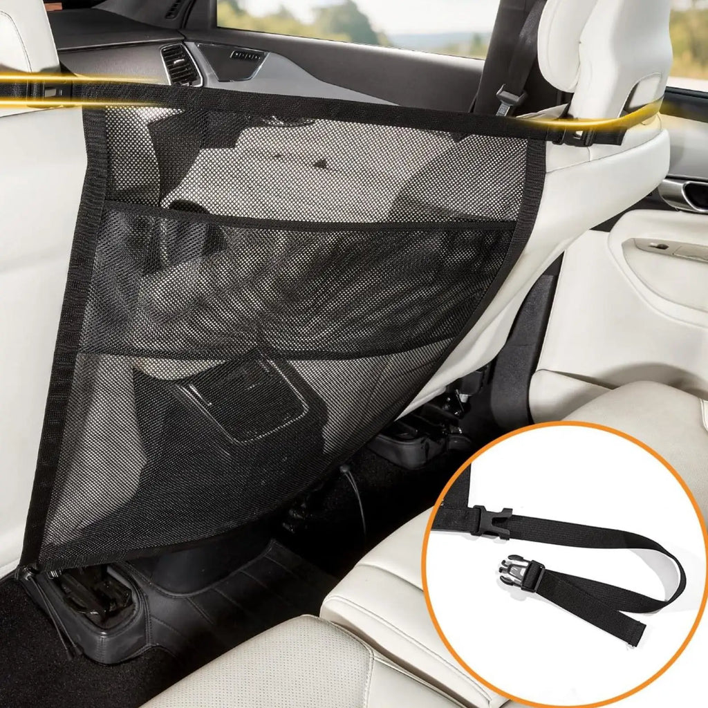 Car Pet Divider Net Thickened Dog Car Divider Abrasion-Resistant Resistant - Automotive LED Light
