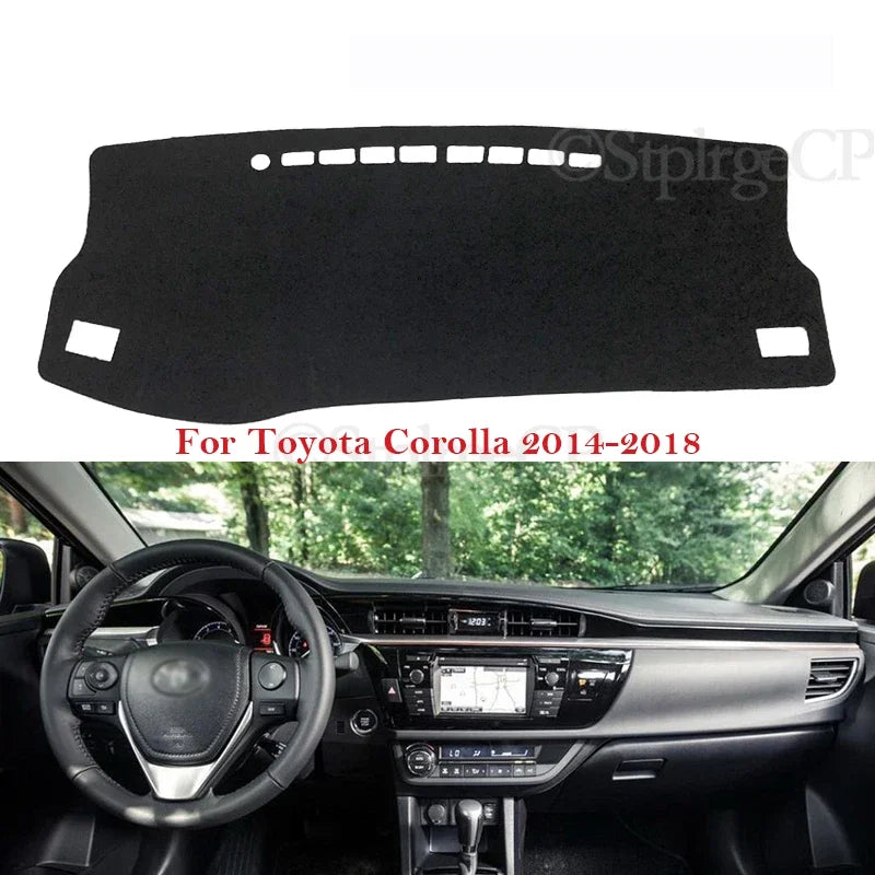 Dashboard Cover Protective Pad for Toyota Corolla E170 E160 2014 2015 2016 2017  for Toyota Corolla E160 E170 - Automoti