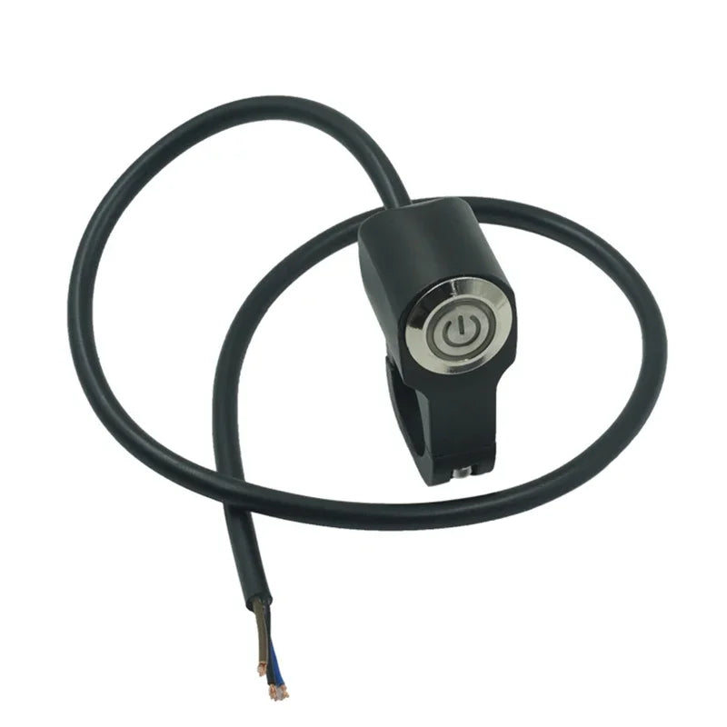 Motorcycle Switches 22mm Handlebar Mount Headlight Hazard Brake Fog Light Power ON-OFF With Indi - LED Motorcycle Light