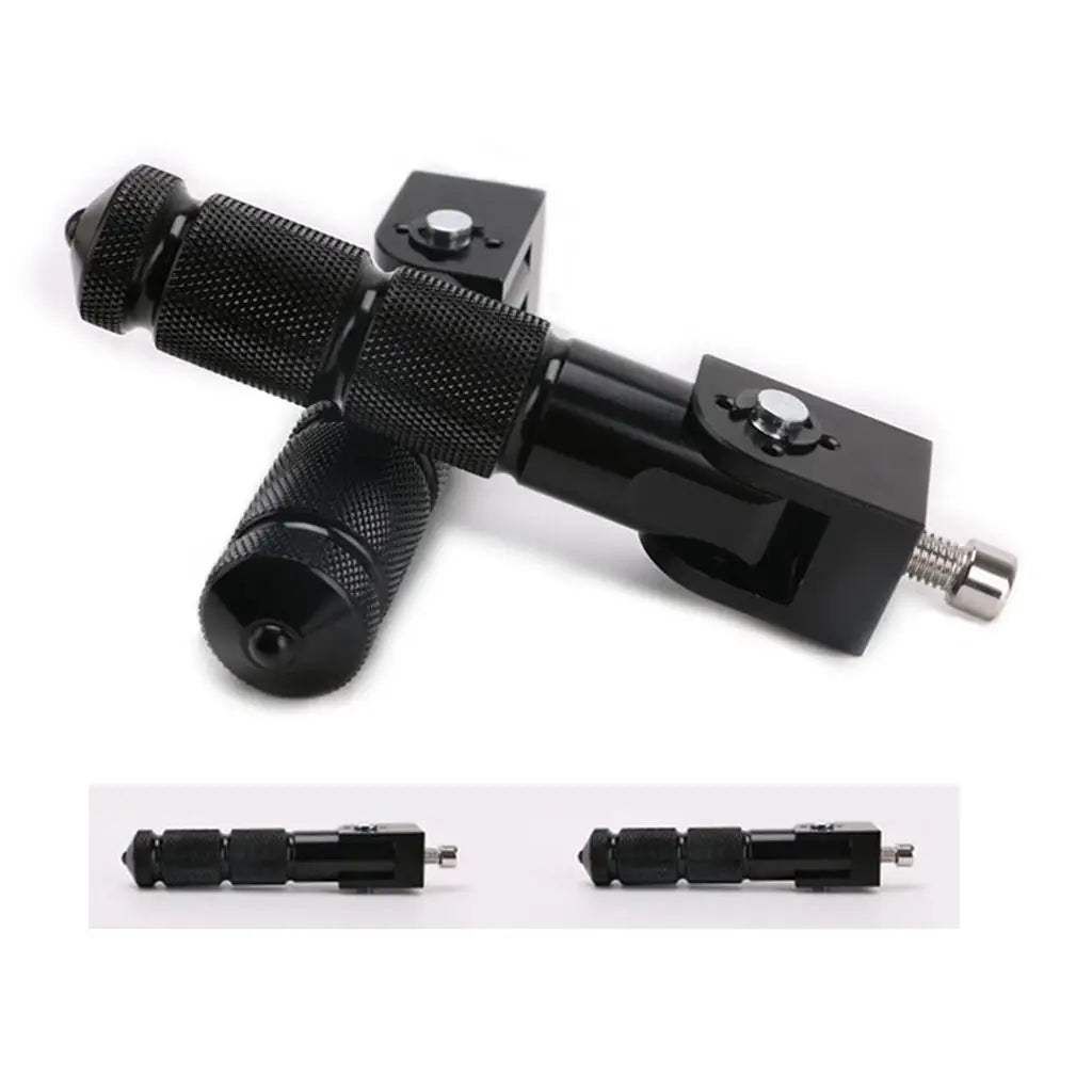2 Pcs M8 Universal Motorcycle Motor Bike Folding Footrests Footpegs Foot Rests Pegs Rear Pedals  - Automotive LED Light