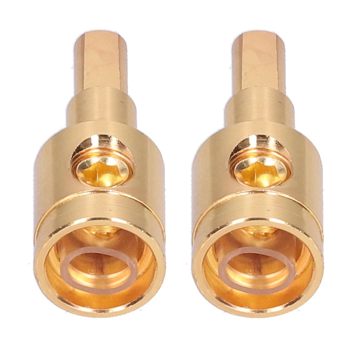 2Pcs 0GA Wire Reducer Terminal Connector 1/0 AWG to 4 AWG Amplifier Input Reducer Power Ground P - Automotive LED Light