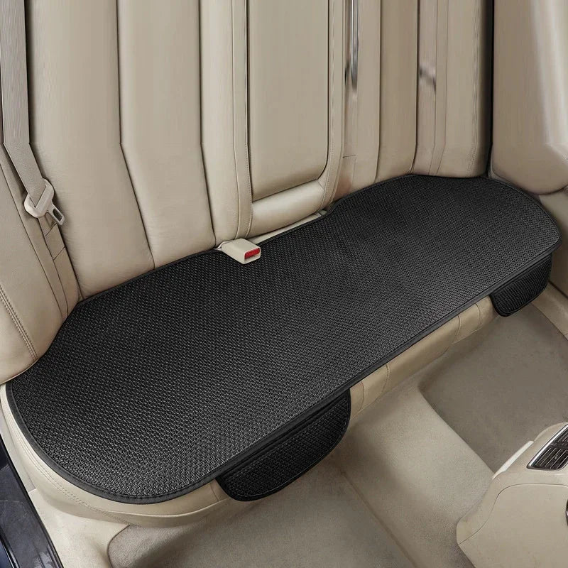 Summer Car Seat Cushion Cover Breathable Ice Silk Non Slip Auto Seat Protector Pad Men Women Uni - Automotive LED Light