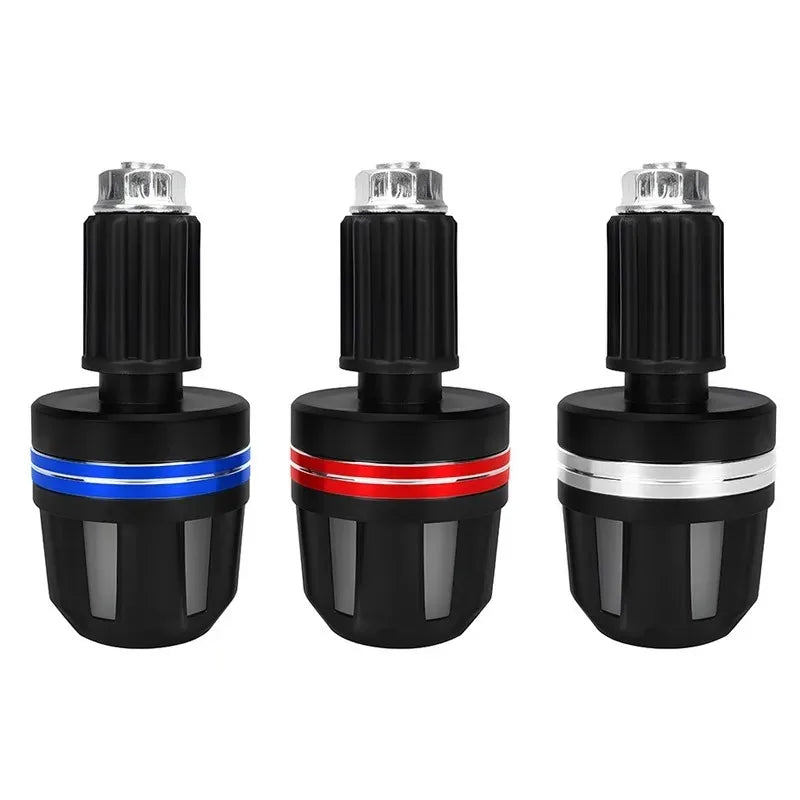 1Pair Motorcycle Handlebar End Light 12V LED Strobe Lamp DRL Driving Light Waterproof Side Warni - LED Motorcycle Light