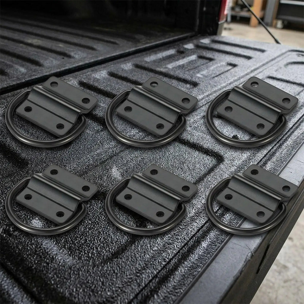Premium Stainless Steel D Ring Shackles Tow Hook Lashing Loop for Trailer Truck Loading Area Anc - Automotive LED Light