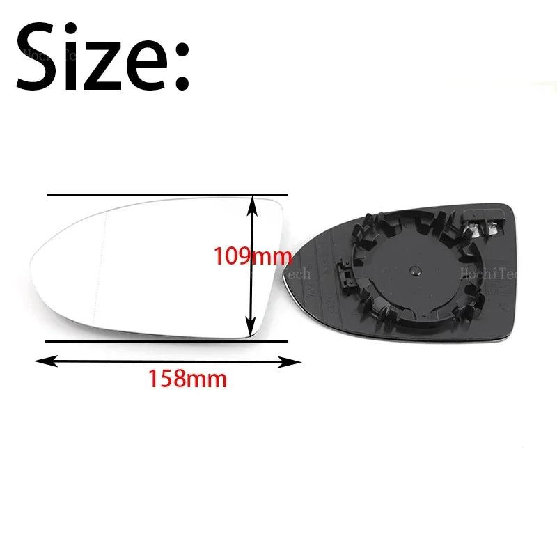 Auto Replacement Left or Right Heated Wing Rear Mirror Glass For Volkswagen VW P for Volkswagen B8 2015-2023 - Automotiv