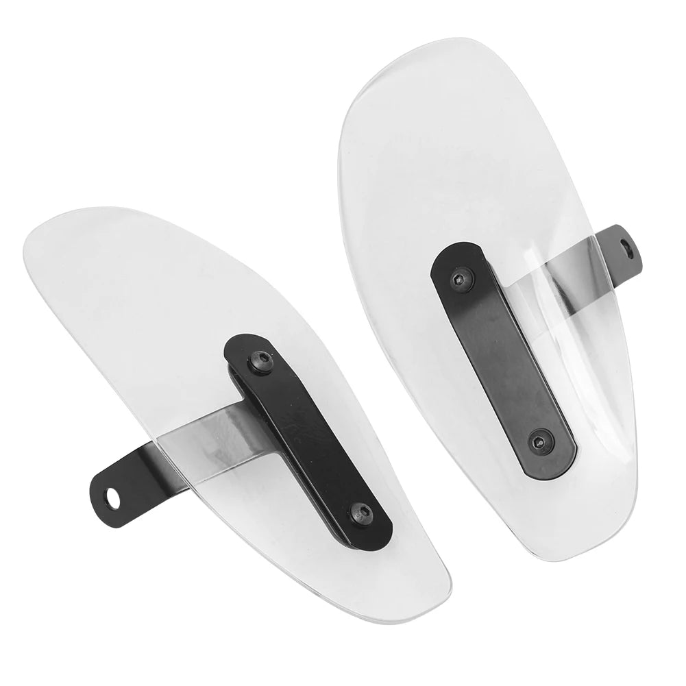 Motorcycle Plastic Hand Guard Cold Wind Deflector Shield Hand Protector Shield Falling Protectio - Automotive LED Light