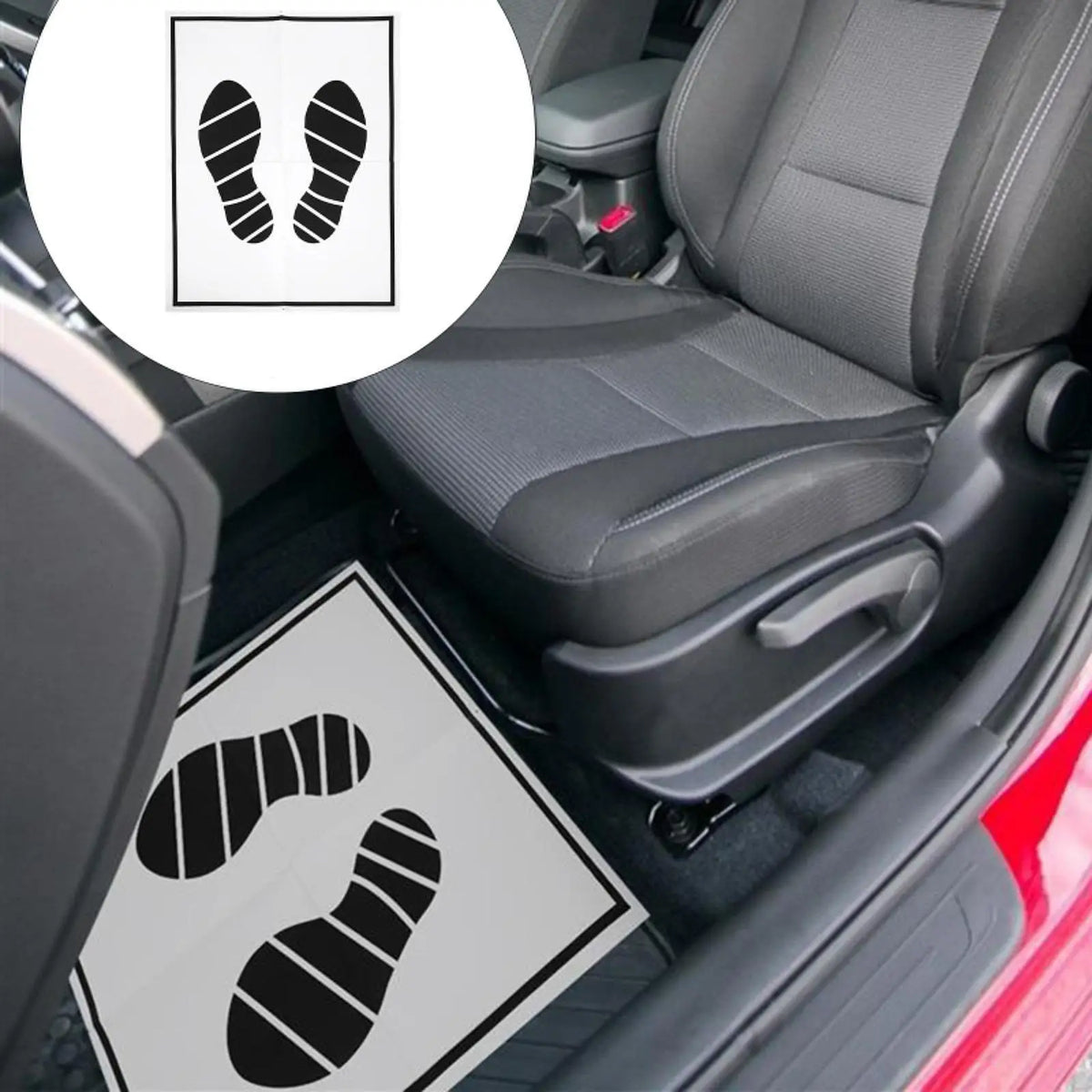 25 Pieces Car Foot Mats Sturdy Practical for Trucks Automotive Carpet - Automotive LED Light