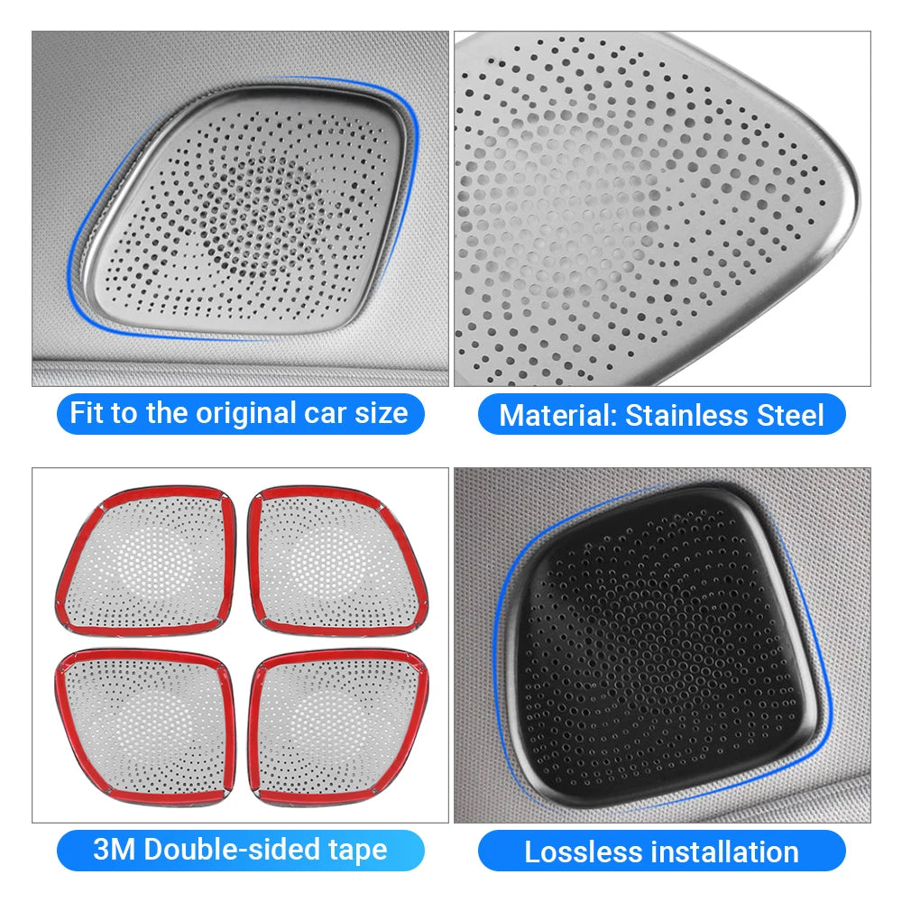 For Xpeng G6 2023 2024 2025 Car Roof Sound Audio Tweeter Speaker Trim Cover Inte for Audi G6 - Automotive LED Light