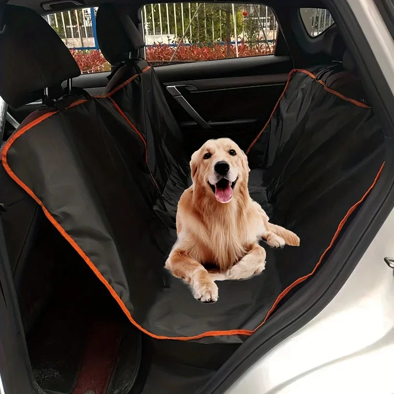 Premium Oxford Cloth Dog Car Seat Cover Durable Waterproof Scratchproof Pet Hammock Cushion Prot - Automotive LED Light