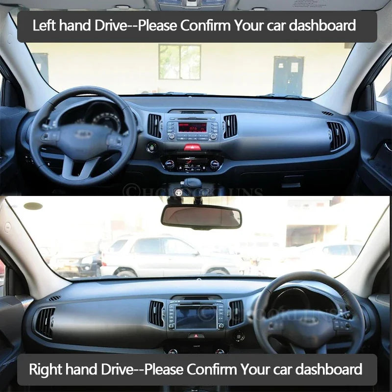 Dashboard Cover Protective Pad for Kia Sportage 2011 2012 2013 2014 2015 SL Car Accessories Dash - Automotive LED Light