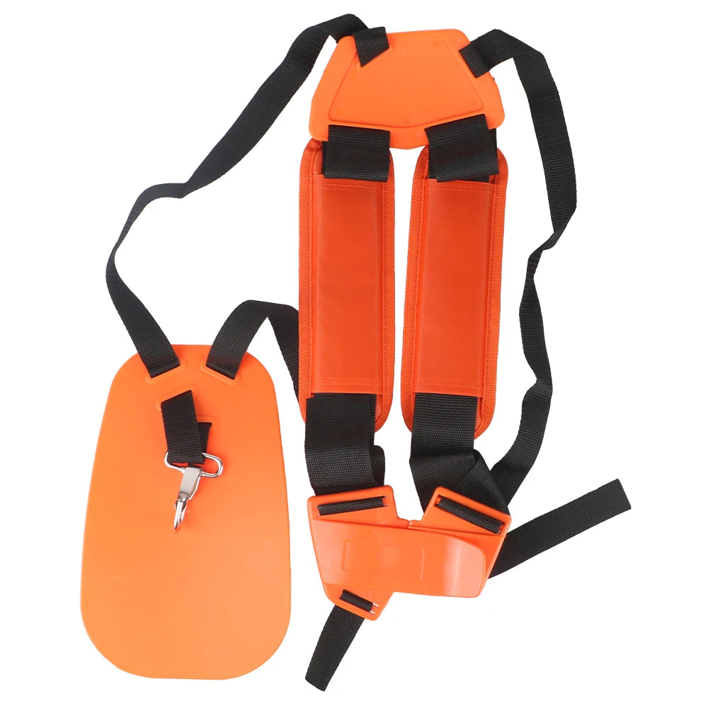 Strimmer Padded Belt W Shape Double Shoulder Harness Strap Comfortable Labor Saving for Brush Cu - Automotive LED Light