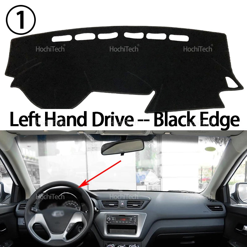 For KIA RIO 3 K2 2012-2016 Russian Versions High Quality Dashboard Mat Dashmat C for KIA K2 2012-2016 - Automotive LED L