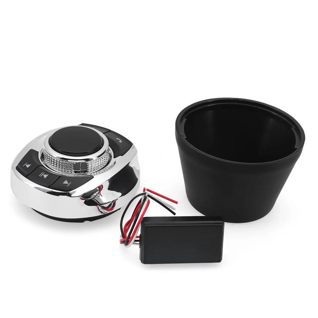 Universal Car Wireless Remote Steering Wheel Control Button With 8-Key Functions For Car Android - Automotive LED Light
