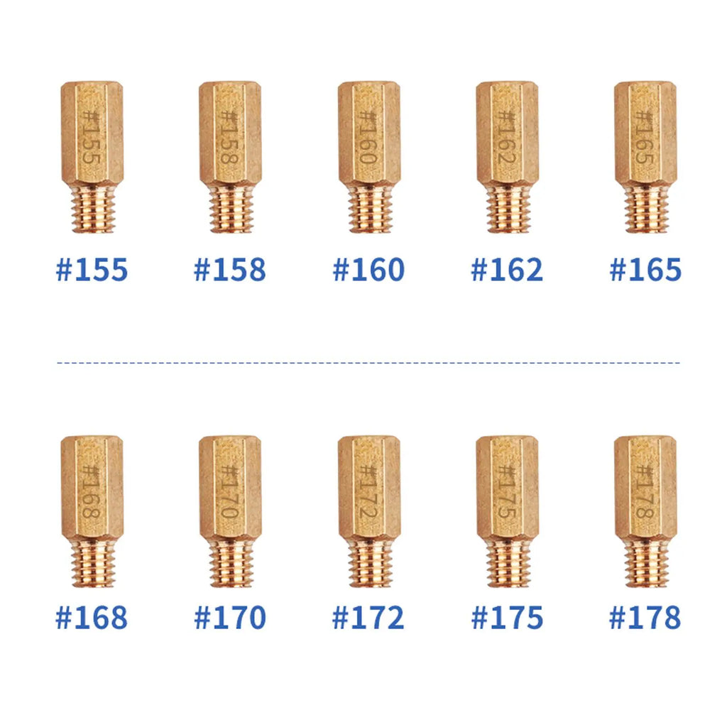 30x Slow Jets Supplies Easy to Install Carburetor Main Jets Accessories for 125cc 150cc 200cc Pw - Automotive LED Light