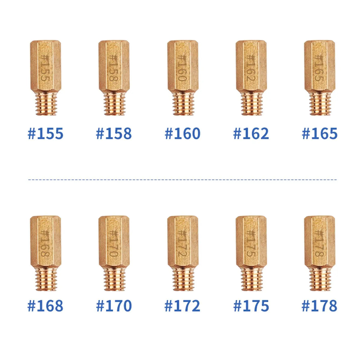 30x Slow Jets Supplies Easy to Install Carburetor Main Jets Accessories for 125cc 150cc 200cc Pw - Automotive LED Light