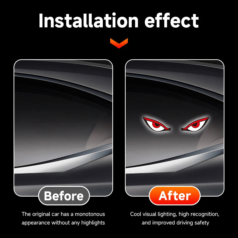 For Toyota Corolla E210 2019 2020 2021 2022 2023 2024 2025 2026 Car Solar Devil Eye LED Warning  - Automotive LED Light