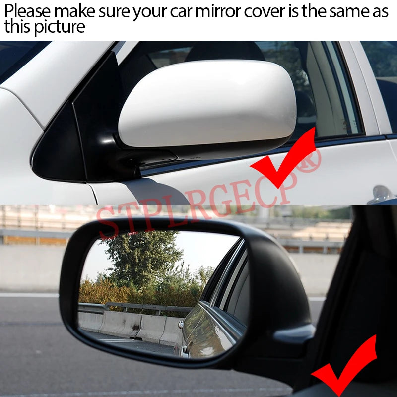 Stplrgecp Passenger Driver Left or Right Door Side Heated Wing Mirror Glass Lens for Toyota Coro - Automotive LED Light