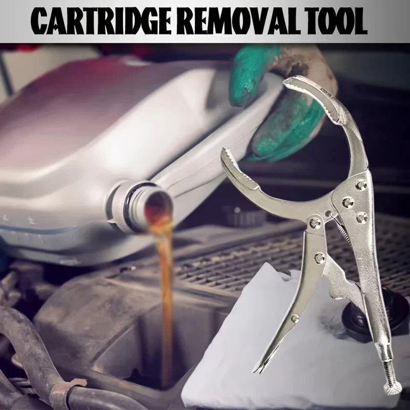 Clamp Filter Wrench Oil Grid Wrench Oil Change Adjustable Multi-Function Engine Oil Filter Wrenc - Automotive LED Light